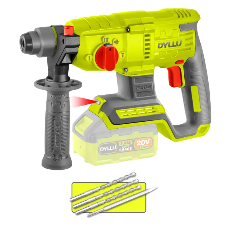 Rotomartillo Sds Plus Bl 22mm 20v Dyllu 1100rpm DTLM15220