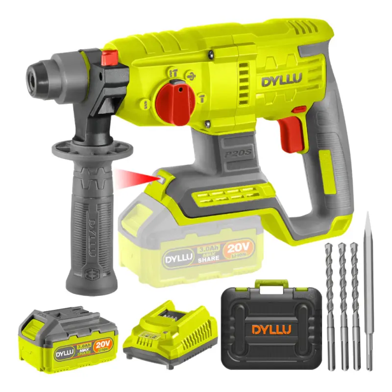 Rotomartillo Sds Plus Bl 22mm 20v Dyllu By Total 1100rpm DTLM1522-4