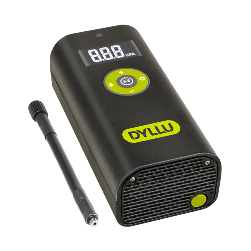 Inflador Para Auto Dyllu By Total 150psi 3 Adaptadores Bolso DTAAM572