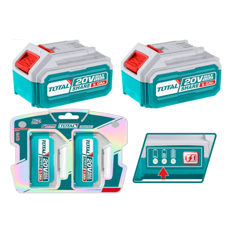 Kit 2 Baterias 20V 5 Ah TOTAL TOSLI240464