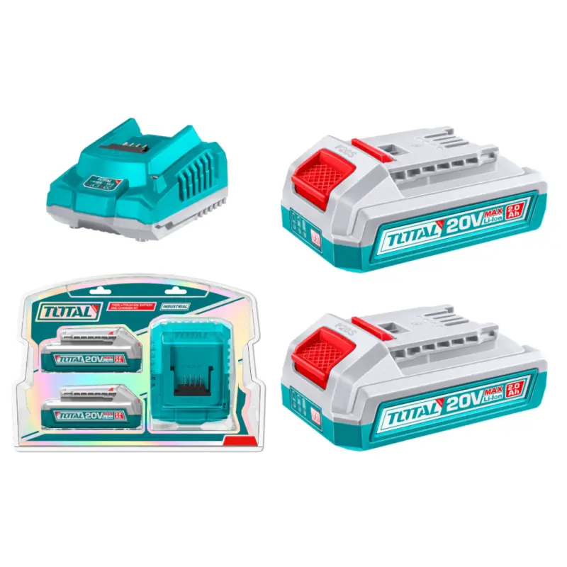 2 Baterias y Cargador 20V 2.0 Ah TFBCPK2212-4