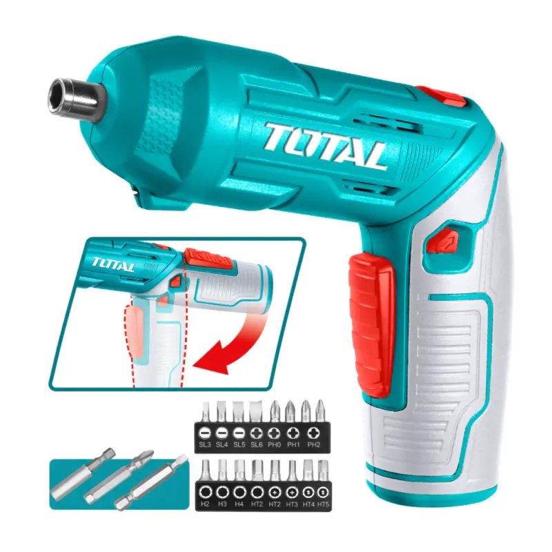 Atornillador 4V + 19 Accesorios TSDLI0442
