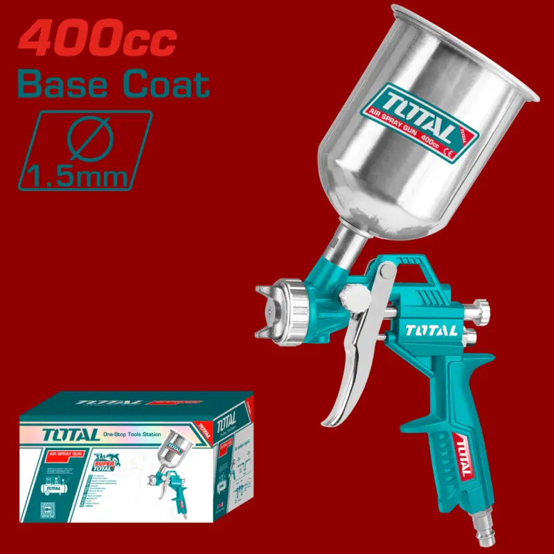 Pistola Para Pintar Neumática 400cc Total TAT10401