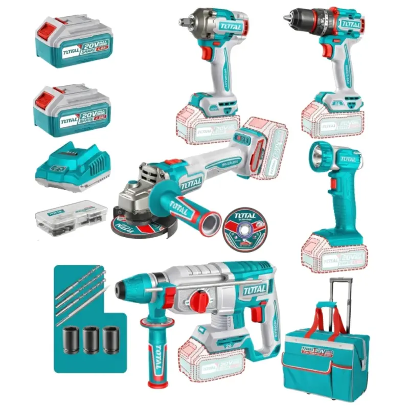 Kit 5 Herramientas Inalámbricas 20V Total