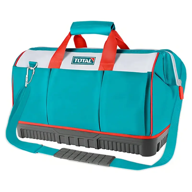 Bolso Porta Herramientas Reforzado 16" Base Rígida Total THT16163