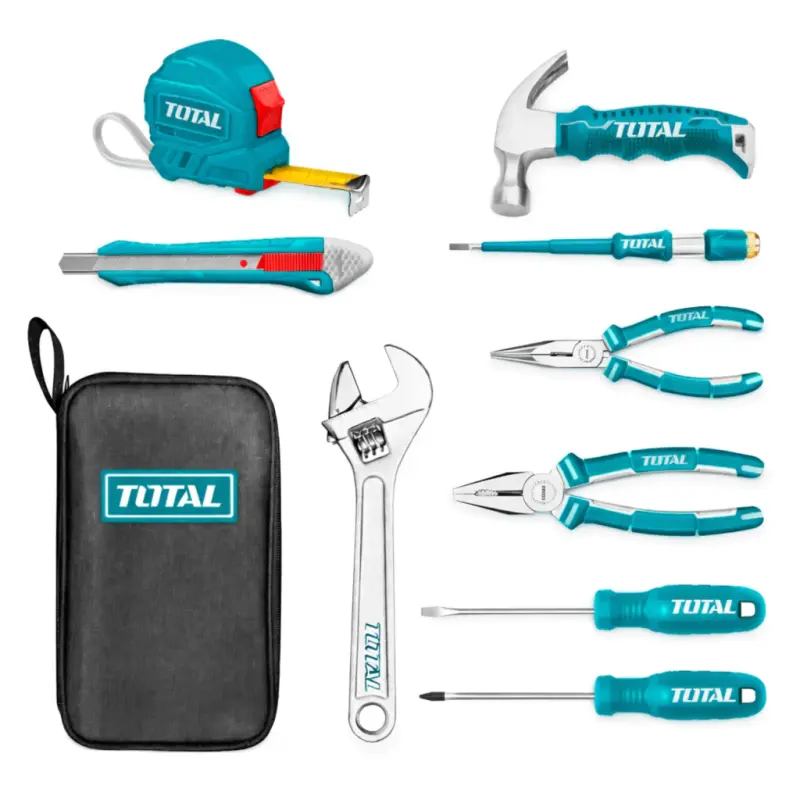 Estuche de Herramientas de 9 Pcs TOTAL THKTHP90096