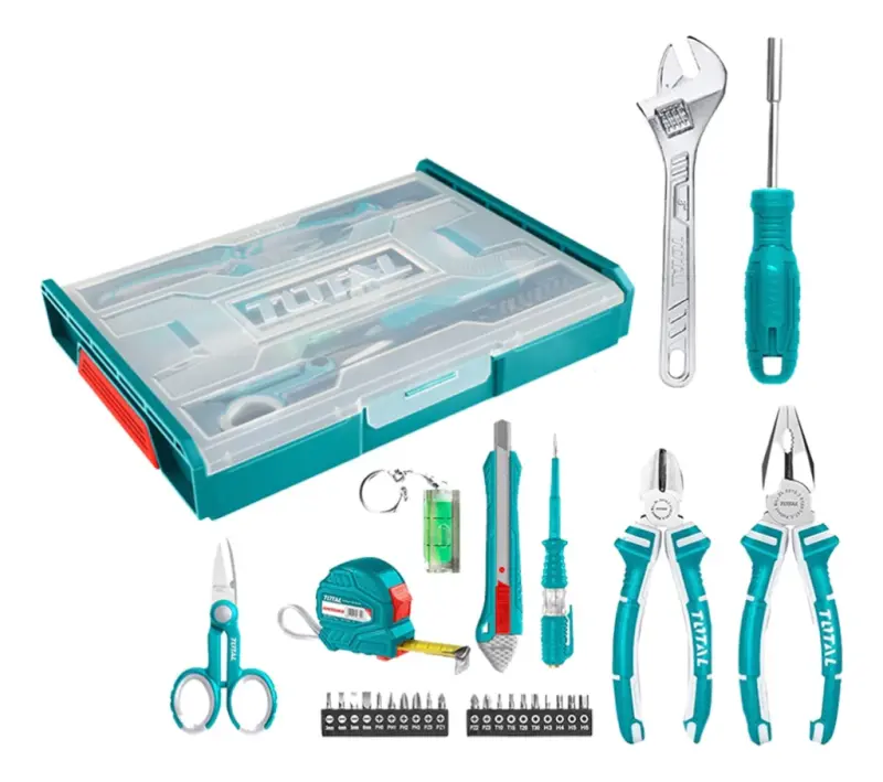 Set De Herramientas Manuales Total 25 Piezas THKTV02H291
