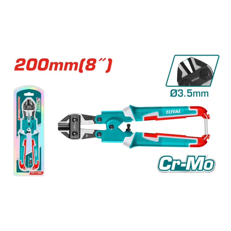 Alicate Tijera Cortaperno Industrial Total 200mm 8 Pulgadas THT11386