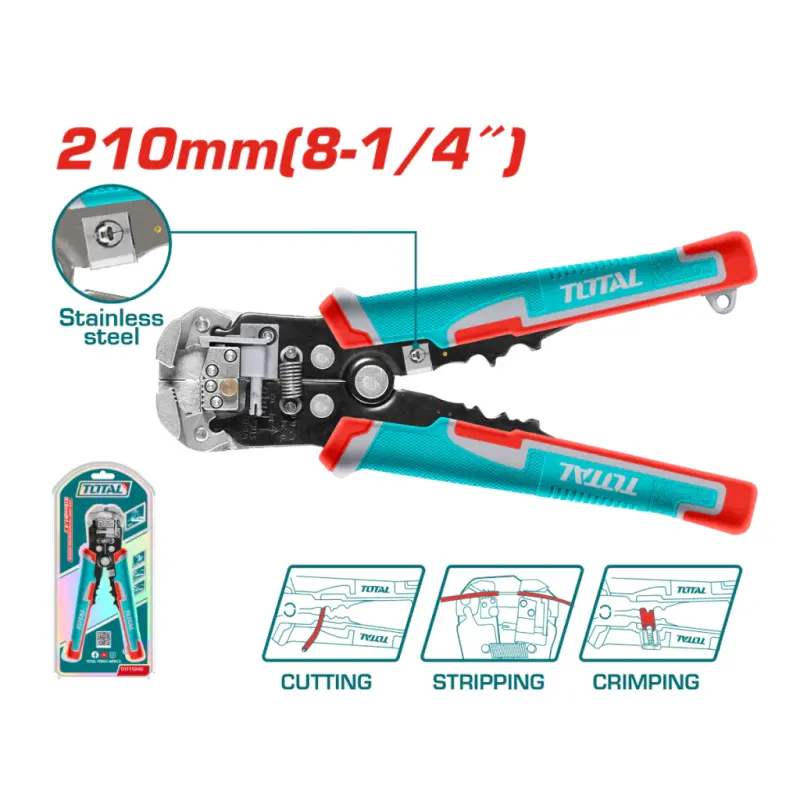 Pelacables Automatico 210mm INDUSTRIAL TOTAL THT15246