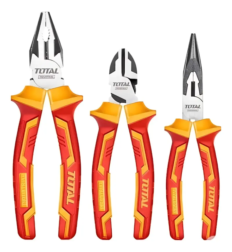 Kit de 3 Pinzas alta Tension Industrial Total THT2K0302