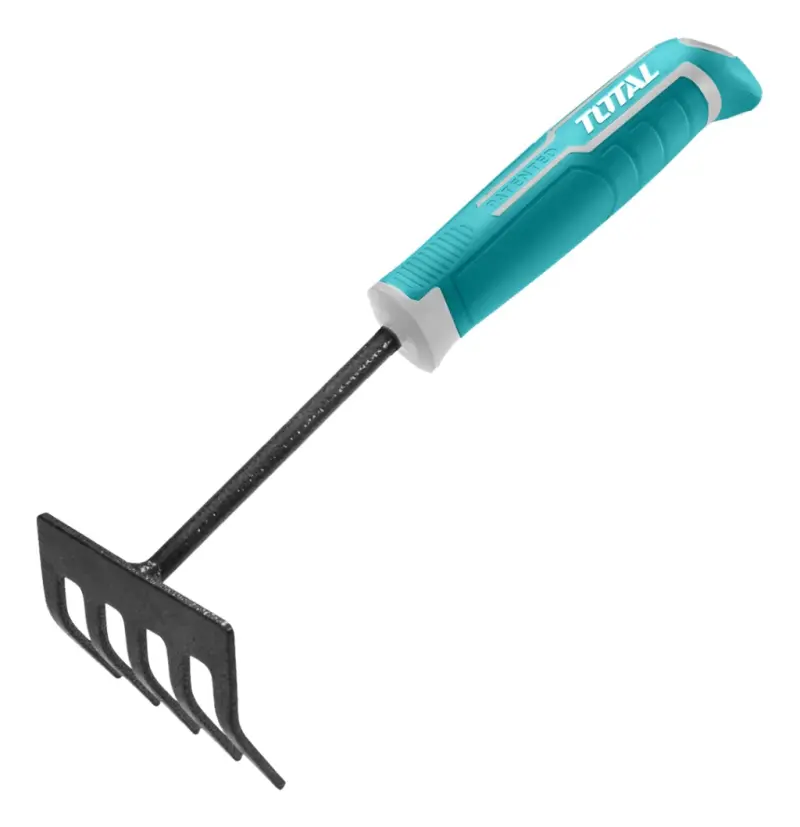 Rastrillo De Mano Para Jardineria Mango Tpr 270x90mm Total THFTR1008