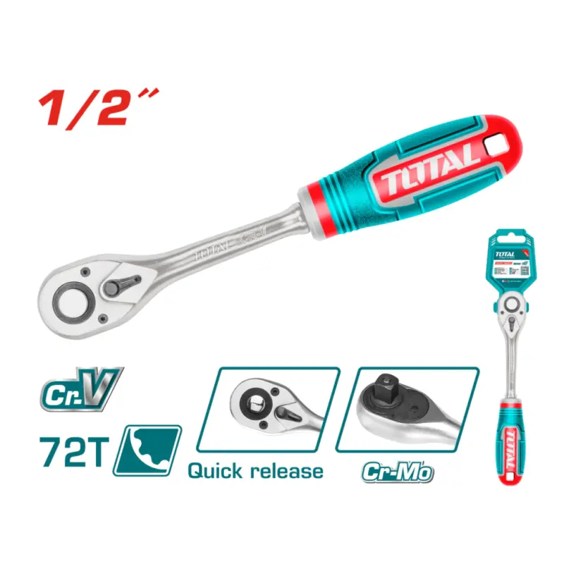 Llave cricket 260mm industrial 1/2 Total THT106126