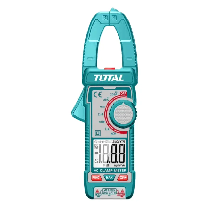 Pinza Amperométrica Digital Ac 400a Retencion De Datos Total TMT762001