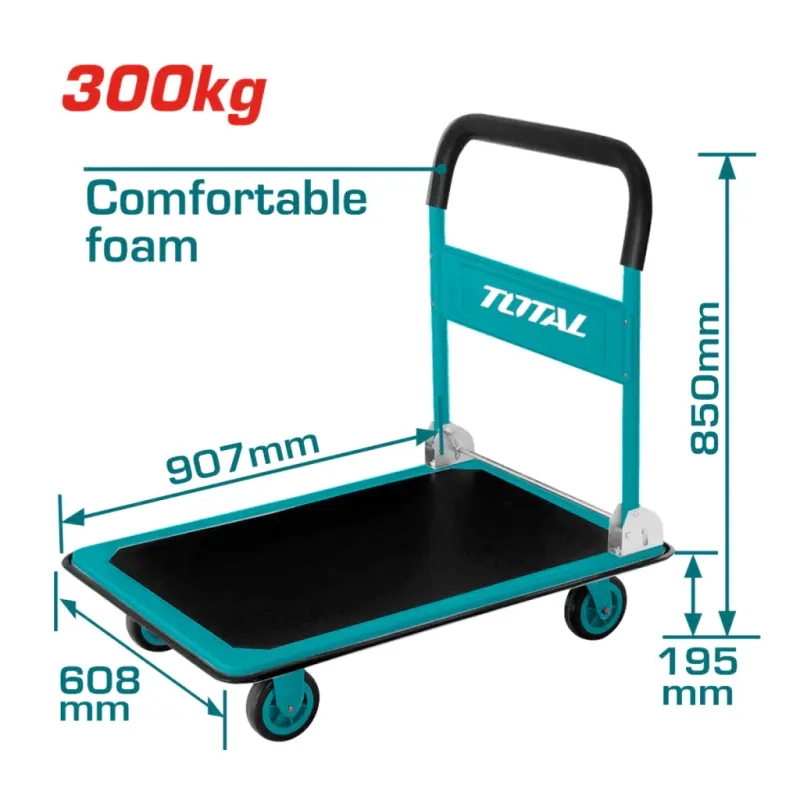 Carro plegable con base 300 kg. Total THTHP13002
