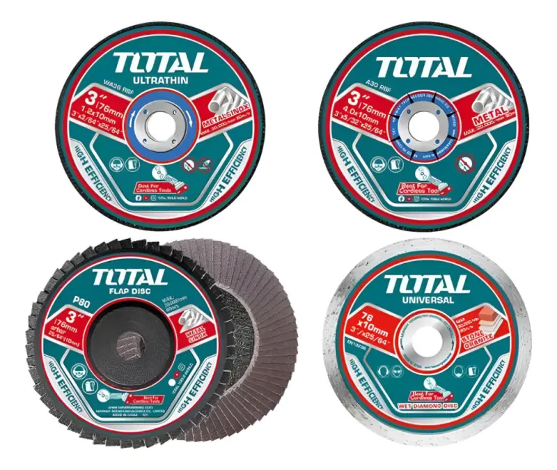 Set 30 Discos para Mini Amoladora Flap 76mm total TAC97630